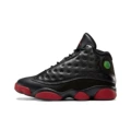 Black leather red