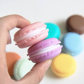 small size Macaron Mini Jewelry Box Jewelry Storage Box Jewelry Box Carry-on Sundries Medicine Storage Box