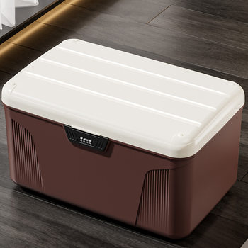 Password Storage Box Privacy Document Storage Box with Lock Car Household Valuables Storage Box Plastic Organizing Box