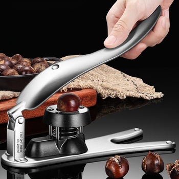 304 stainless steel chestnut opener multifunctional press nut shell opener household cross knife edge chestnut clamp