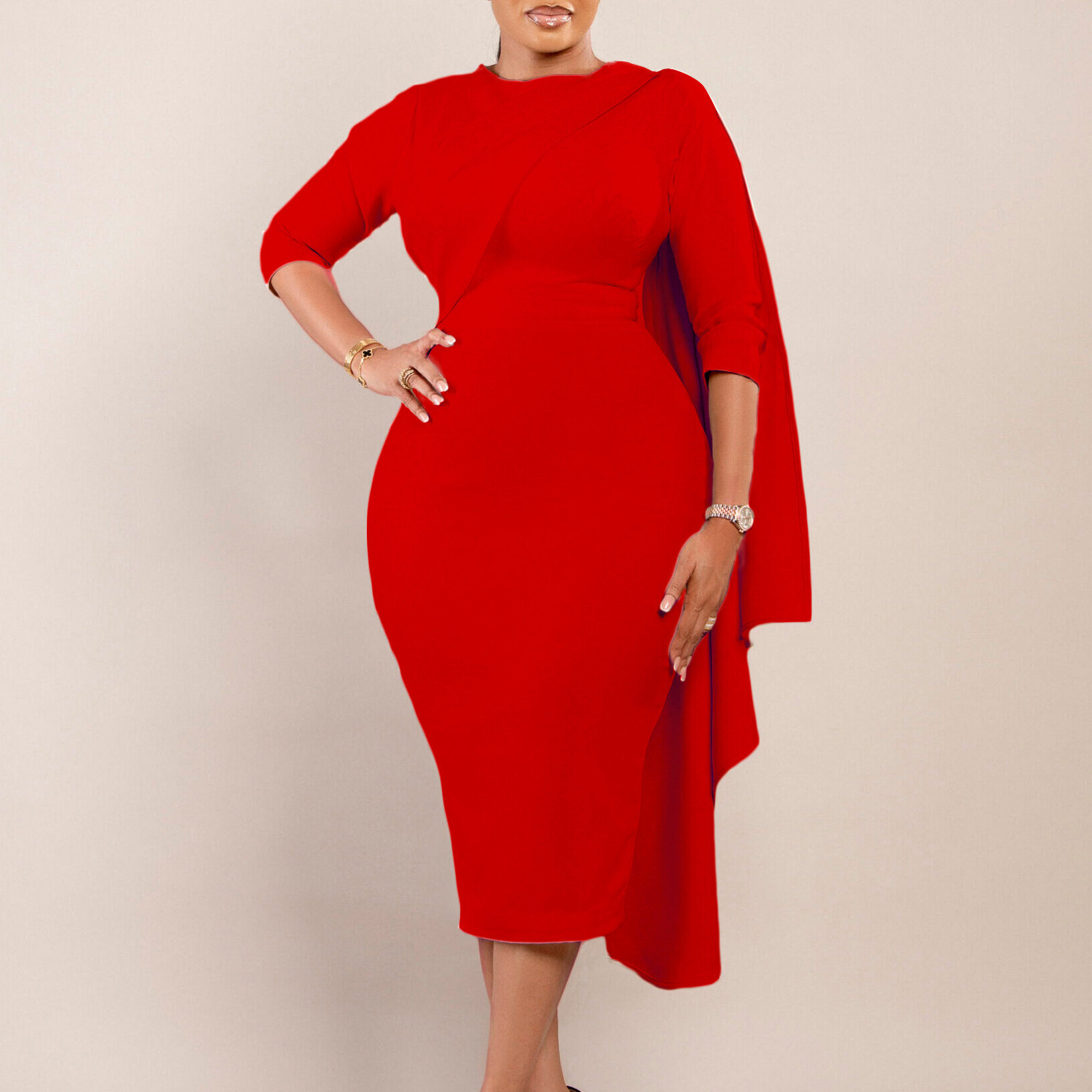 Womens Pencil Skirt Elegant Solid Color Trendy Design Versatile for Various Occasions Wholesale Available