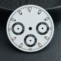 White surface, black circle, triangle mark, no mark