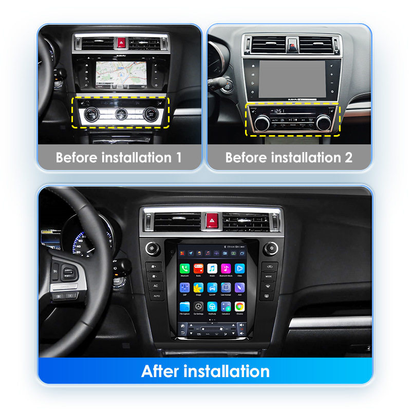 Suitable for 15-19 Subaru Outback 9.7inch Vertical Screen Android Car Mp5 Navigator with Wireless Carplay