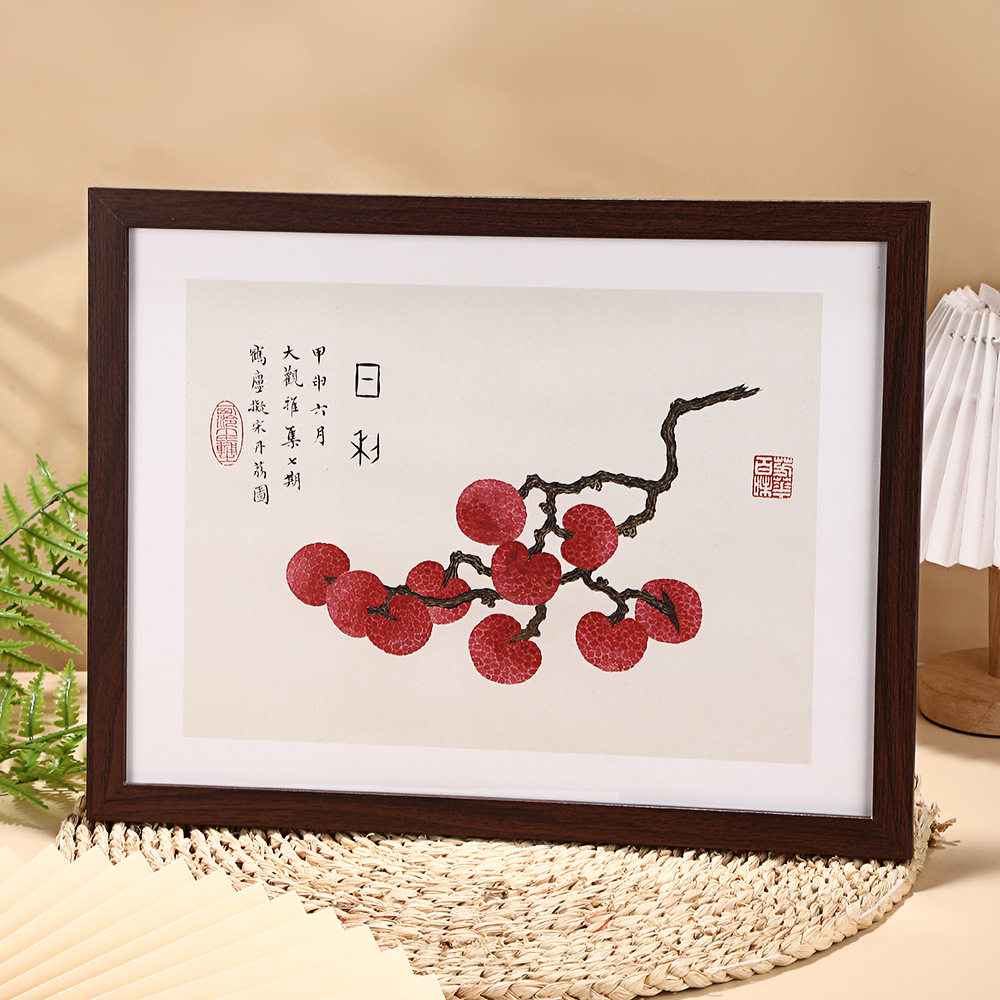 Ancient Style Chinese Style Living Room Bedroom Photo Frame Ornaments Decorative Wooden Photo Frame Ornaments Photo Frame Table Manufacturer Wholesale