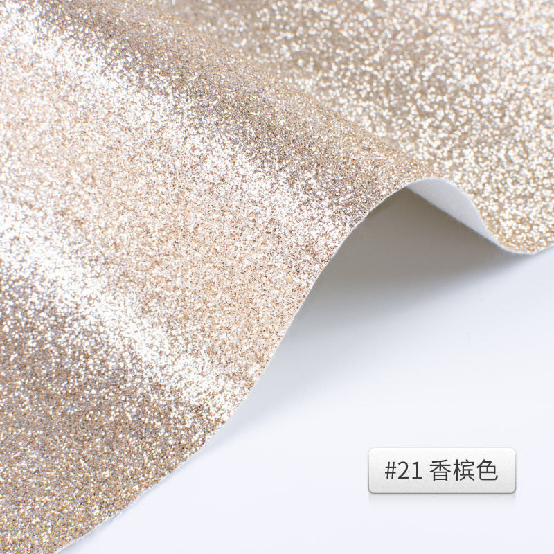 Glitter Cloth Pu Leather Fabric Glitter Christmas Glitter Sequin Textile Leather Glitter Clothing Accessories