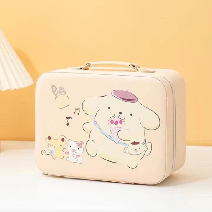 New Dopamine Printed Cosmetic Bag, Large Capacity, Portable, Waterproof, Student Girl Travel Storage, Cross-Border Trend