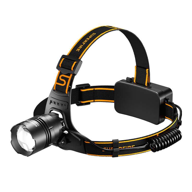 Customized Shenhuo Zoom Headlight Led Rechargeable High-Brightness Head-Mounted Long-Life 36W High-Power Strong Light Headlight Manufacturer