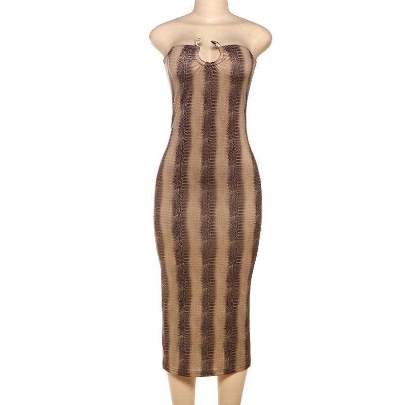 Womens Bodycon Maxi Dress Sleeveless Floral Print Slim Fit Sexy Style Perfect for Spring Summer Events Wholesale
