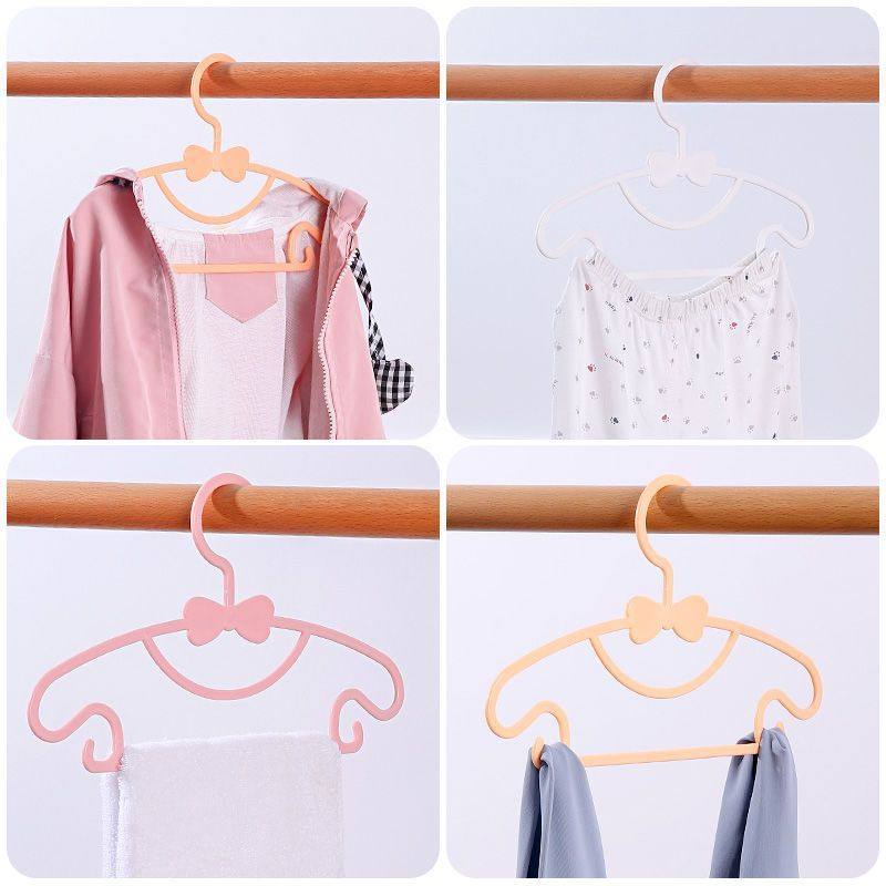 Children's Clothes Rack Wholesale Multifunctional Household Baby Baby Newborn Plastic Household Drying Seamless Hanger Support
