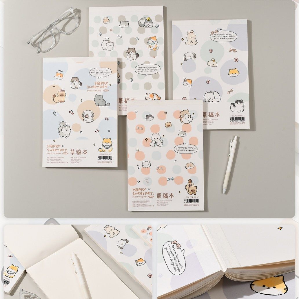 ちょっとかわいいもの-B5紙ノート（白紙）