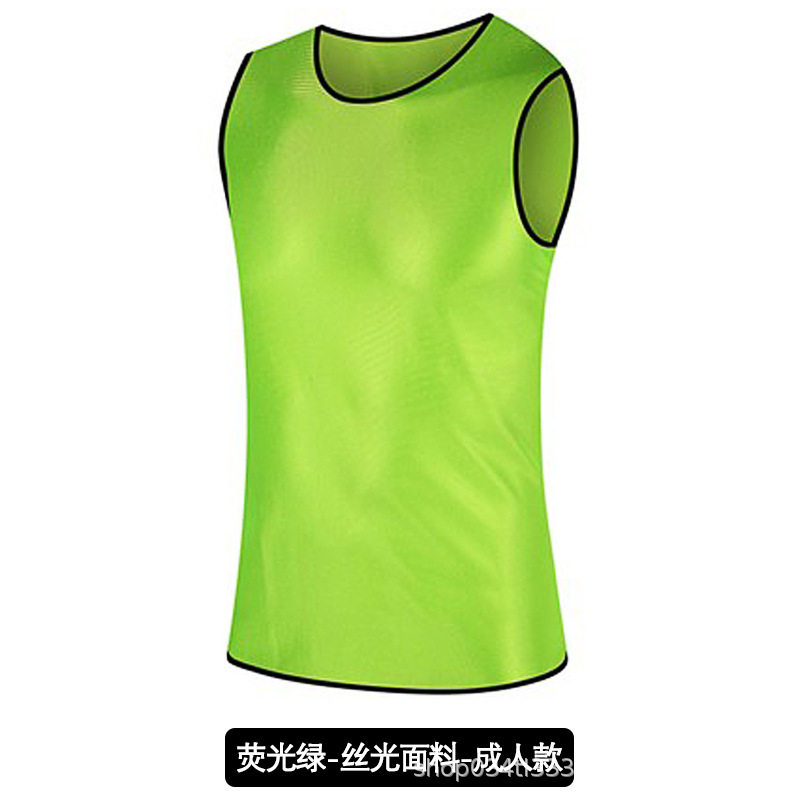 跨境网眼对抗服儿童足球训练背心团建户外拓展活动广告号码服印制