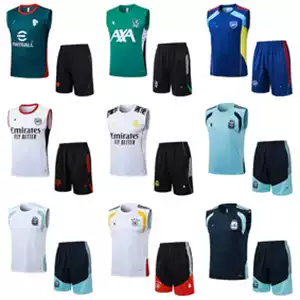 Wholesale Football Training Vests and Kits: Barcelona, Arsenal, Chelsea, Argentina, Real Madrid, Brazil Training Jersey Sets