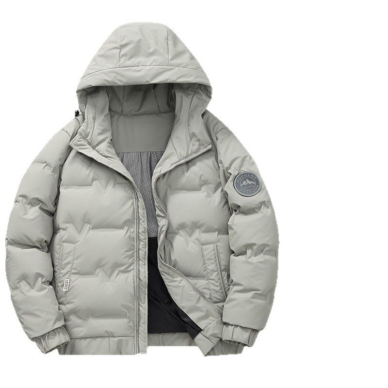 Yr8706 down Jacket Thickened White Duck down Fashion Men's Hooded Casual Loose Versatile Cross-Border Exclusive Warm and Resistant