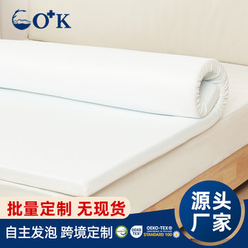 Cross-Border Customized Gel Memory Foam Mattress Tatami Thin Pad High-Density Wholesale Slow Rebound Sponge Mattress