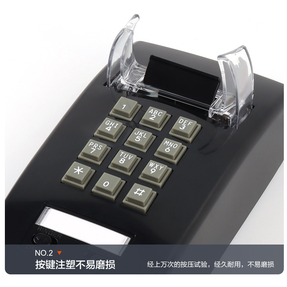 有线壁挂電話插卡电话机酒店家用固定座机仿古电话可视通话老式