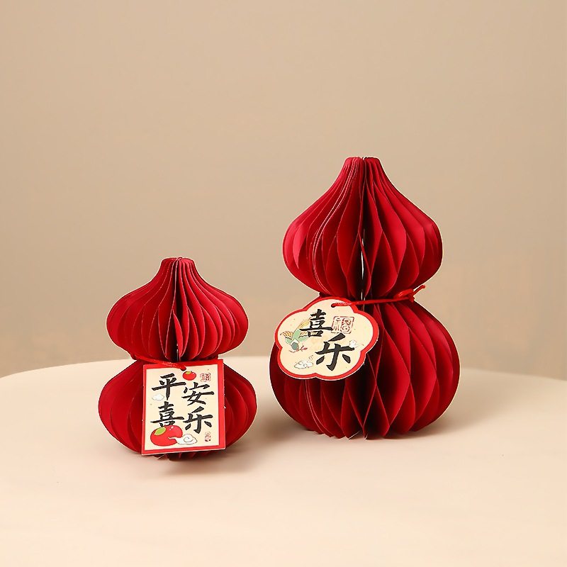 马年新年装饰2026新款创意葫芦家用玄关春节过年场景布置摆件用品