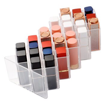 Cross-Border In-Stock Fish-Shaped Lipstick Holder Cosmetics Storage Box for Girls' Desktop Lipstick Organizer Rack