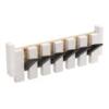 No-Drill Solid Wood Coat Rack Piano Coat Rack Home Entryway Door Back Wall Invisible Coat Hook Entryway Hook