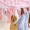 Multifunctional 32 head thickened square socks clip foldable windproof hanger underwear socks multi-head clothes clip