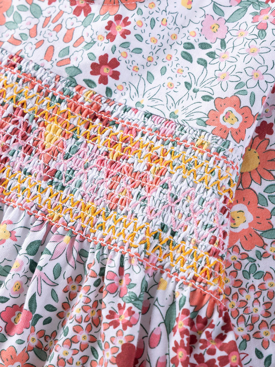 Girls' Cute Autumn Dress, Long-Sleeve Cotton Kids' Dress