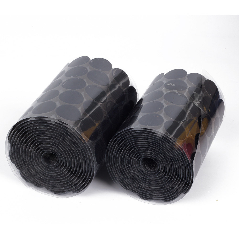 Quiet Book DIY Dot Adhesive Velcro Handmade Fixing Sticker Double-Sided Adhesive Hook and Loop Fastener Traceless Adhesive Hook and Loop Tape