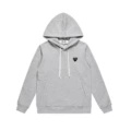 Gray black-heart pullover