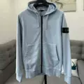 02 sky blue terry zipper open