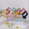 Color pe film suspension box display ring earrings bracelet necklace brooch jewelry storage gift packaging