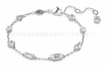 Single Diamond White Gold Bracelet