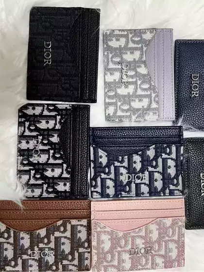 European and American Export Wholesale Document Bag Credit Card Bag Ultra-Thin Multi-Card Slot Letter Card Holder D Unisex Card Bag