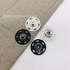 Factory in stock nylon dark button round plastic buckle coat sweater coat button clothing accessories wholesale