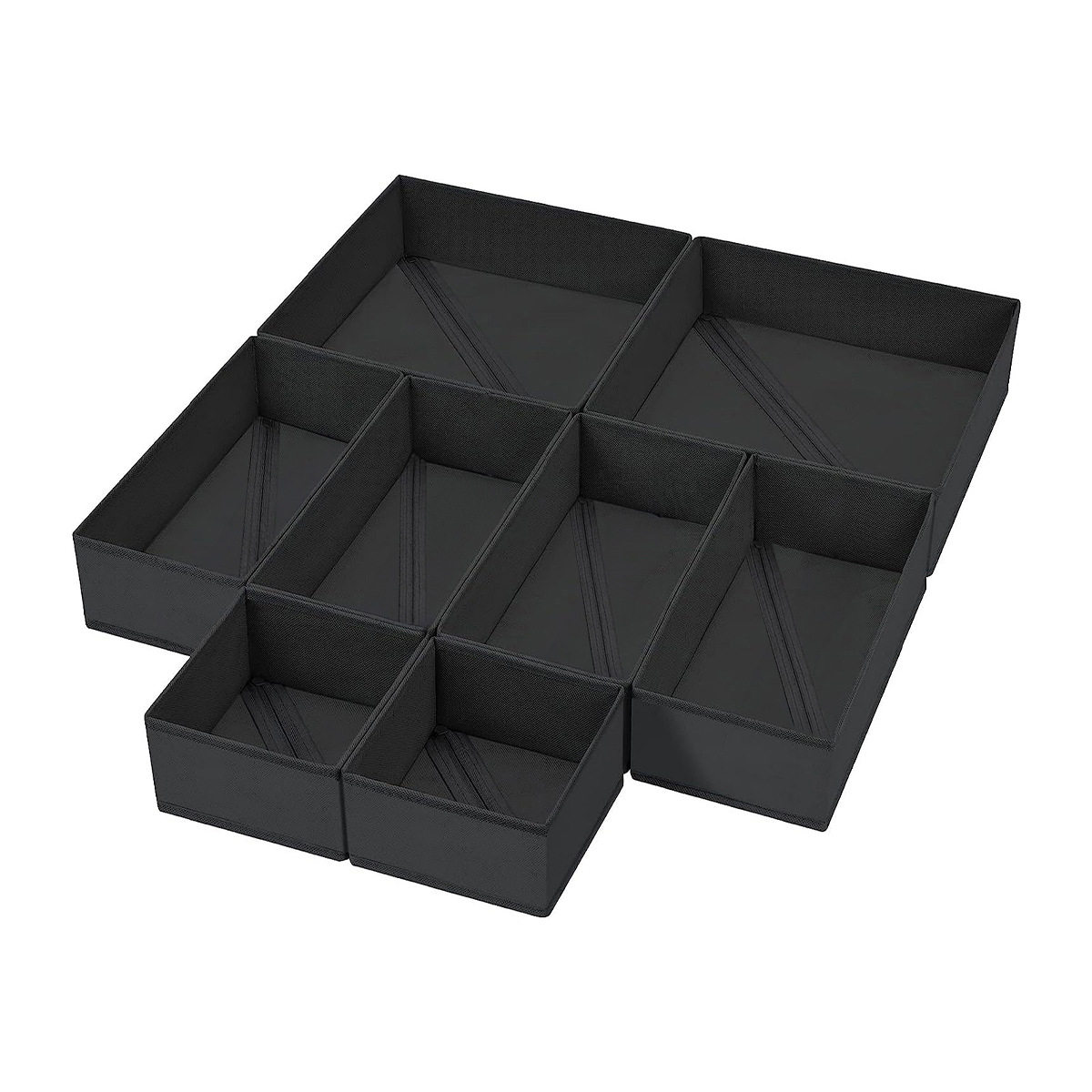 Washable Non-Woven Intimates Storage Box for Daily Use at Home, Foldableable Storage Box, Wardrobe Drawer Storage Box