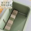Oxford Cloth Storage Box for Home Clothes, Wardrobe Organizer, Foldable Steel Frame Fabric Storage Box