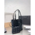M Family Mother and Child Shopping Bag Black Mini 22cm