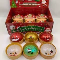 8.5cm christmas gold powder pectin buns