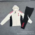 Livery off-white hooded windbreaker suit