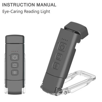 New reading clip lamp LED card Book Lamp USB charging reading lamp portable book sign lamp Creative LED night