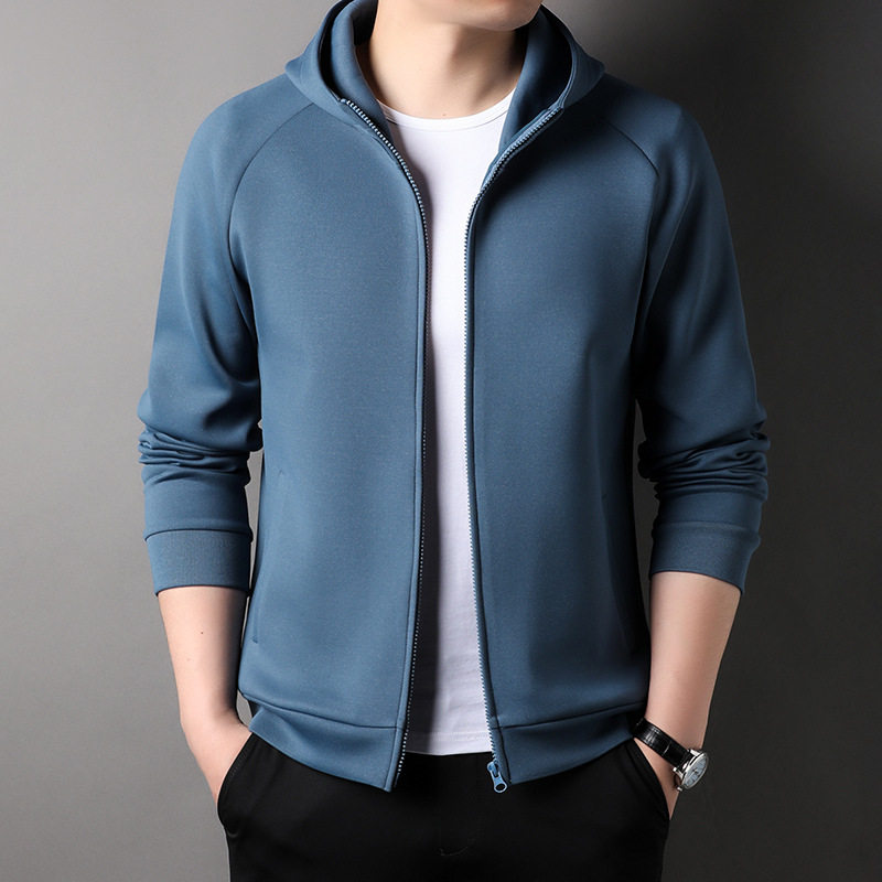 Áo Hoodie Nam Dài Tay Dày Dặn Giữ Ấm Có Mũ Trùm Đầu Màu Xám, Xanh, Nâu, Đen...