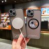 Suitable for Iphone17 Cartoon Magnetic Astronaut Phone Case 15Pro Letter Graffiti Magsafe Apple 14 Case