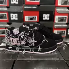 Cross-Border Foreign Trade Wholesale Casual Dc Shoes Sneakers for Men and Women, European and American Style Sports Shoes, Wide Version Cowhide Commuter Trendy Shoes