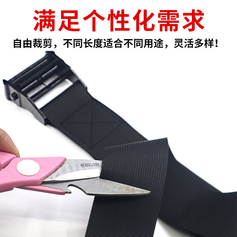 Zinc Alloy buckle cargo binding belt car cargo transport tensioner card board luggage box fixed logistics cable tie