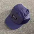 Corduroy stitching five-page baseball cap-navy blue