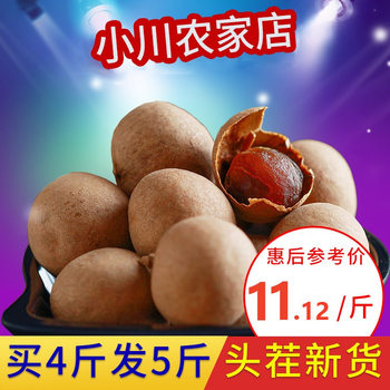 Xiaokuan Farm Store New Arrival 5A Dried Longan 500g Dried Longan Non-Pitted Longan Meat Dried Soaked in Water Free Shipping