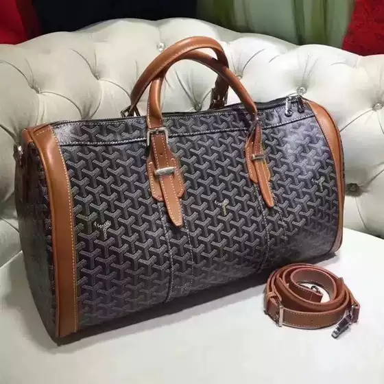 New Factory Direct Sales Foreign Trade Travel Bag Large Capacity Travel Bag Letter Dog Tooth Style Travel Bag Shoulder Portable Diagonal