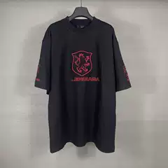 Balmain Early Spring New Logo精致刺绣 Oversized Unisex Crew Neck T-Shirt
