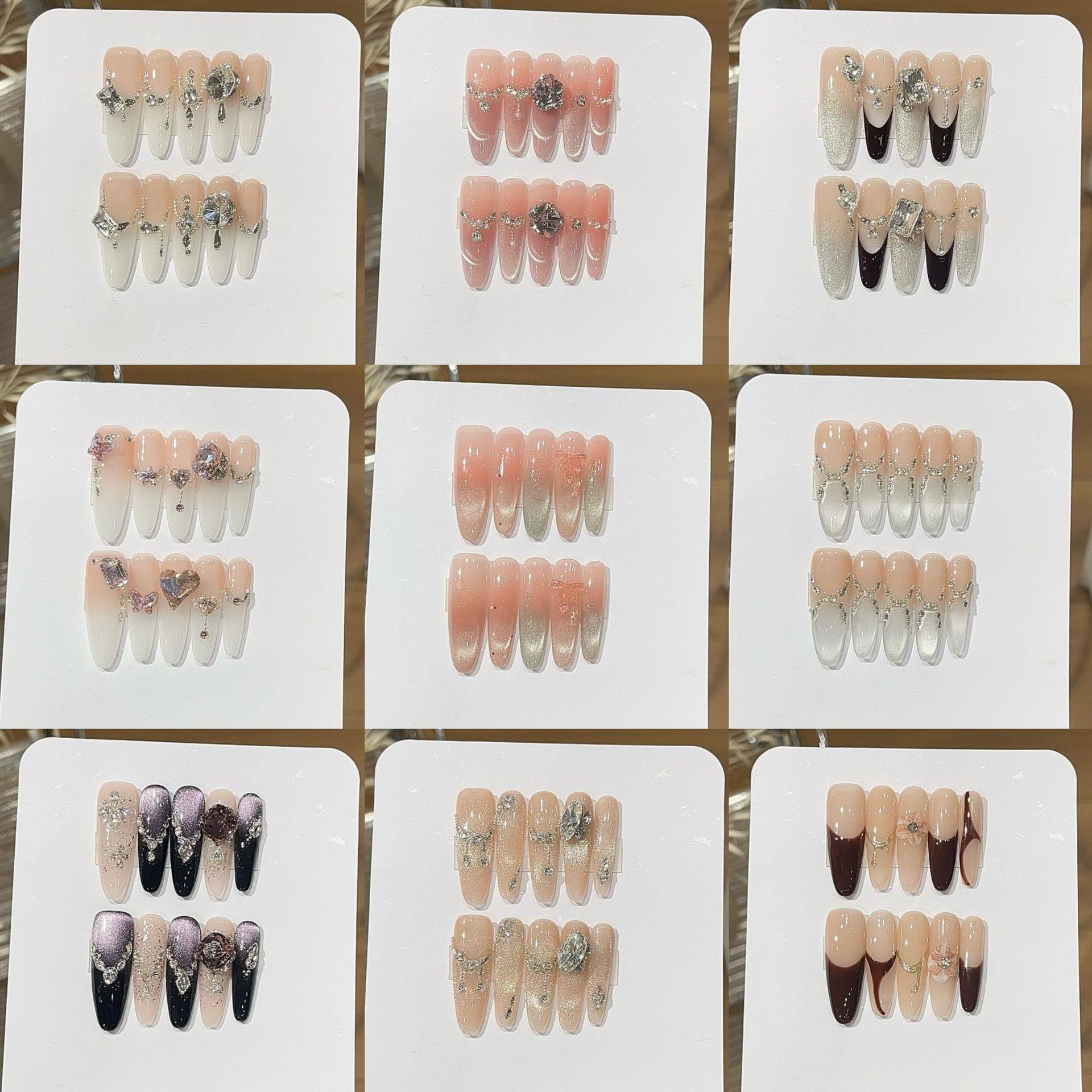 [3.5 New Fine Dog Collection] Tao Xili Manicure Pure Desire Whitening Light Luxury Wearable Nails 3.5 Fine Dog Collection