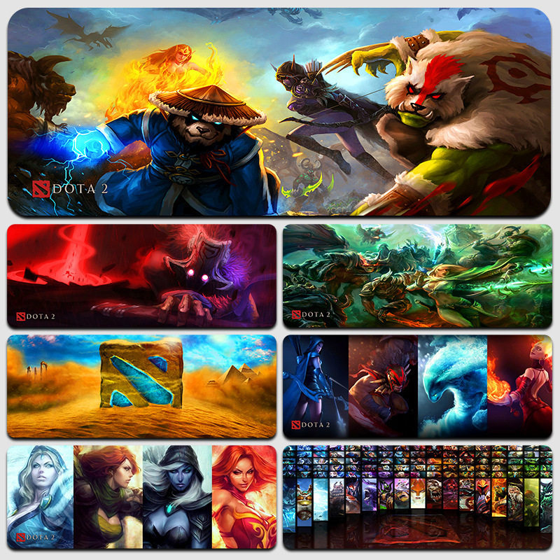 Игровой коврик для мыши Dota FPS, специальная утолщенная двухмерная игровая клавиатура Warcraft, интернет-кафе, офисный коврик для компьютерного стола Изображение 1