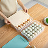 Multi-Color egg box kitchen household stackable refrigerator fresh-Keeping transparent storage box plastic frozen tray