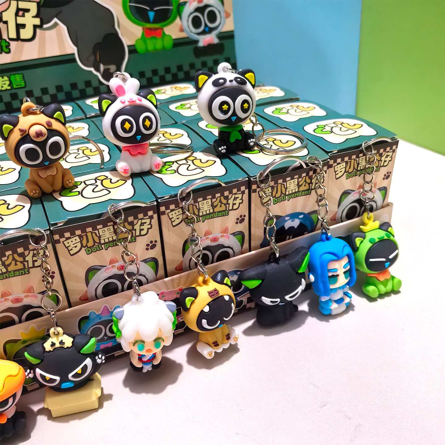 Luo Xiaohei Series Surprise Blind Box Doll Pendant Blind Bag Student Keychain Children's Holiday Gift Toys Wholesale