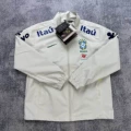 Brazilian white stand-up collar model - European size